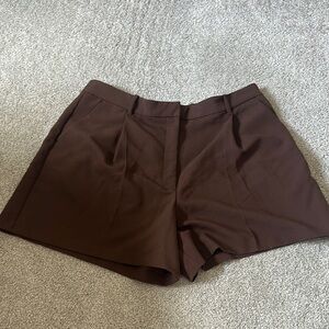 Abercrombie High Rise Tailored Shorts